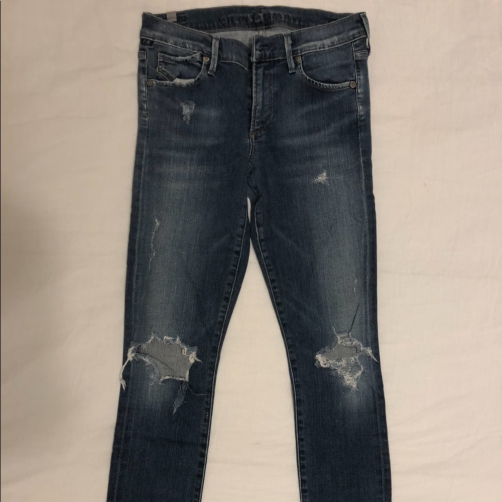 Citizens of Humanity Distressed Skinny Jeans